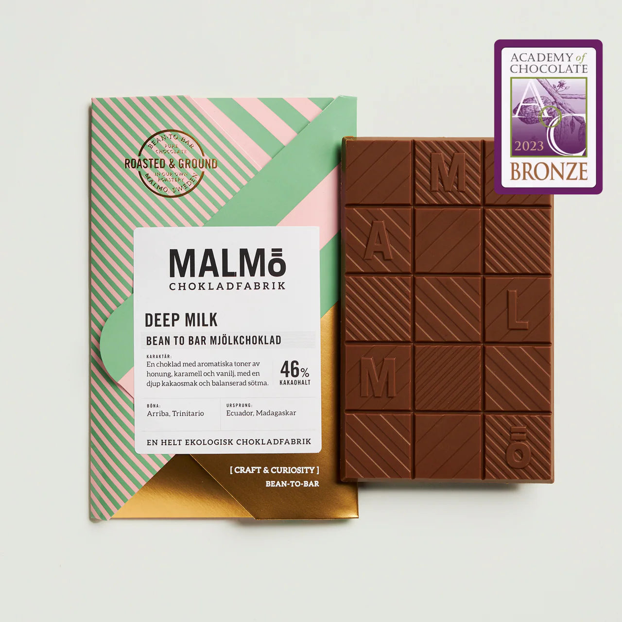 マルメ・ショクラドファブリック：ディープミルク 46%