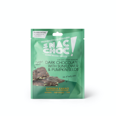 スナックチョック！ サンフラワー＆パンプキンシード ダークチョコレート