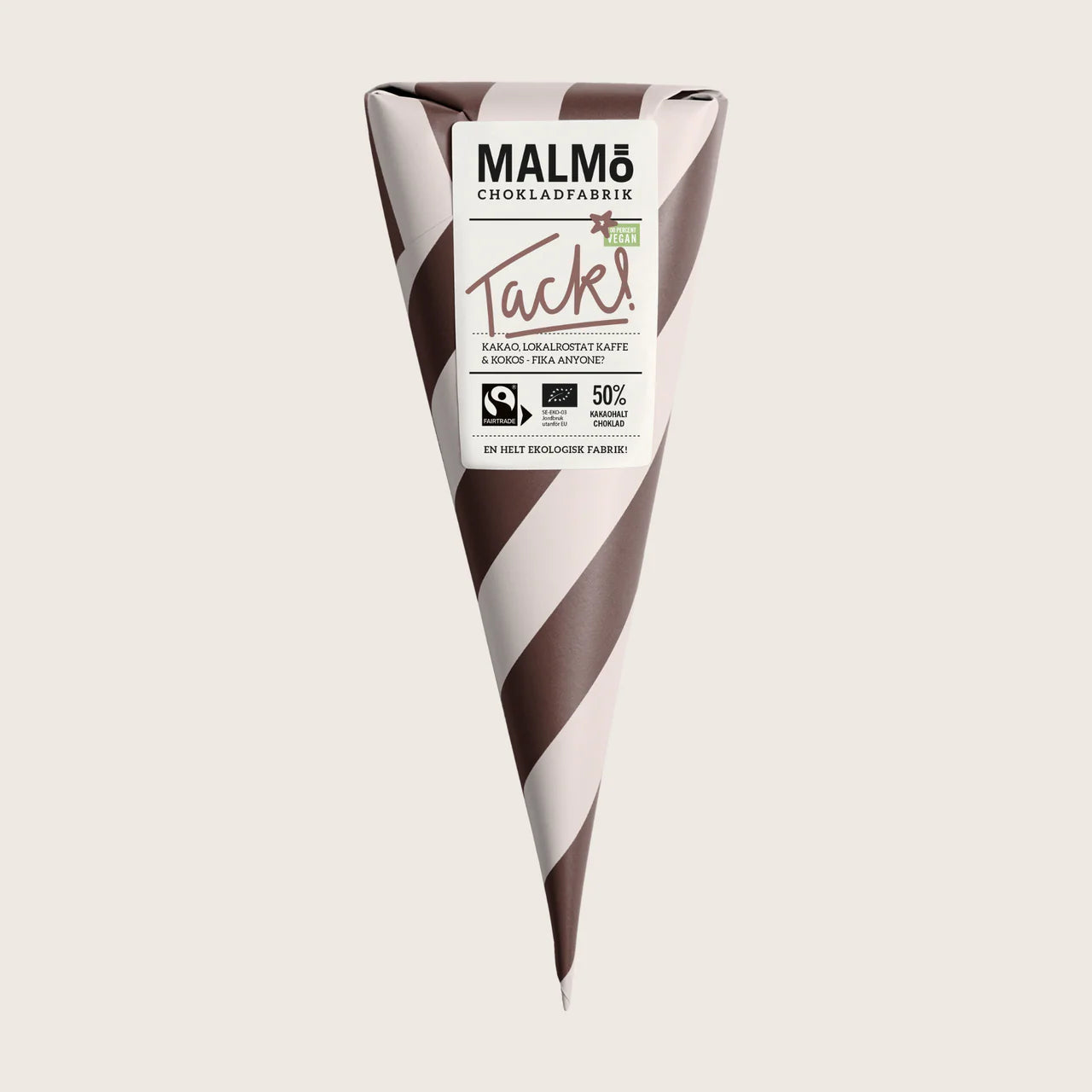 マルメ・ショクラドファブリック：Tack!（ありがとう）ココナッツ＆コーヒー